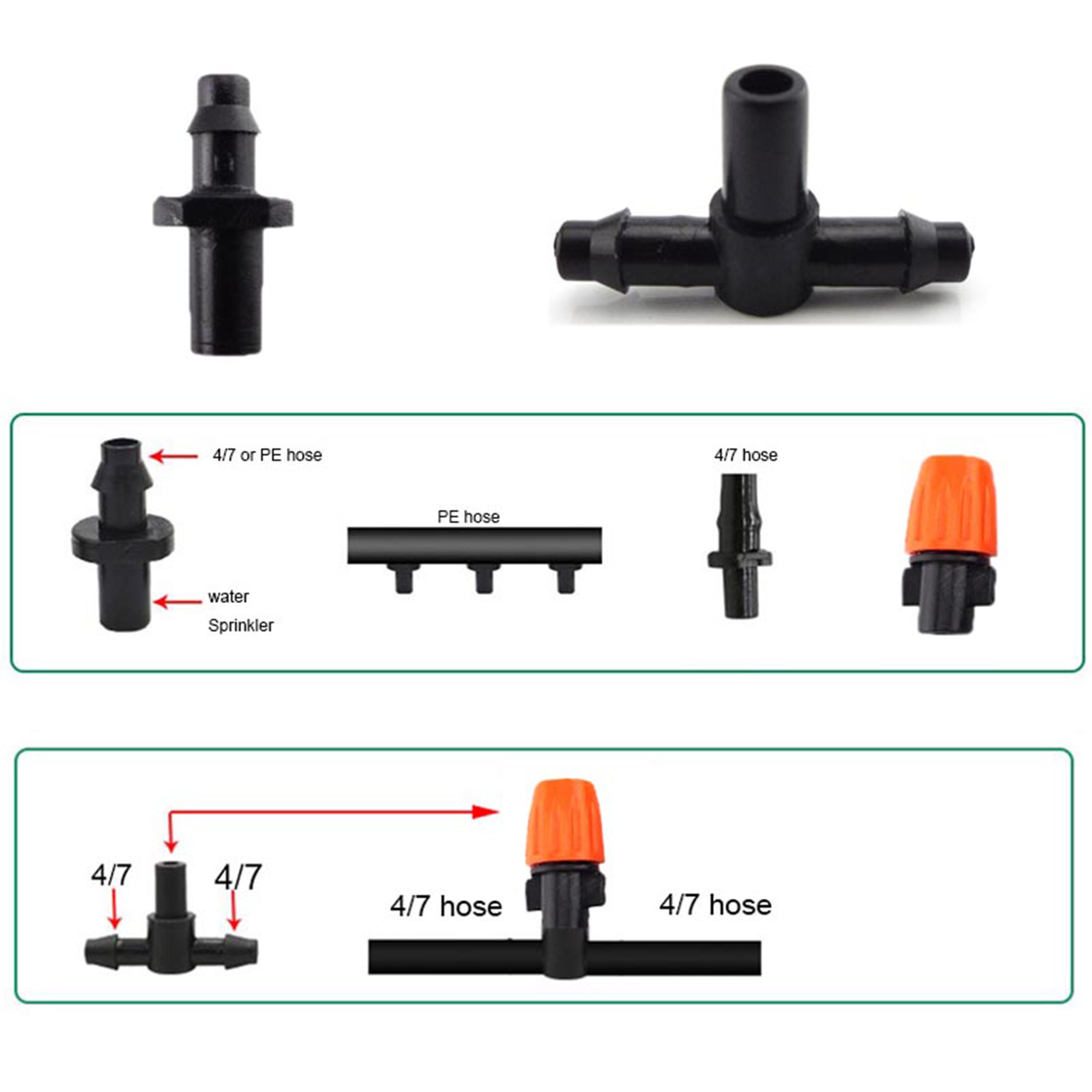 50pcs Garden Drip Irrigation F - Urban Farming System 评论和价格