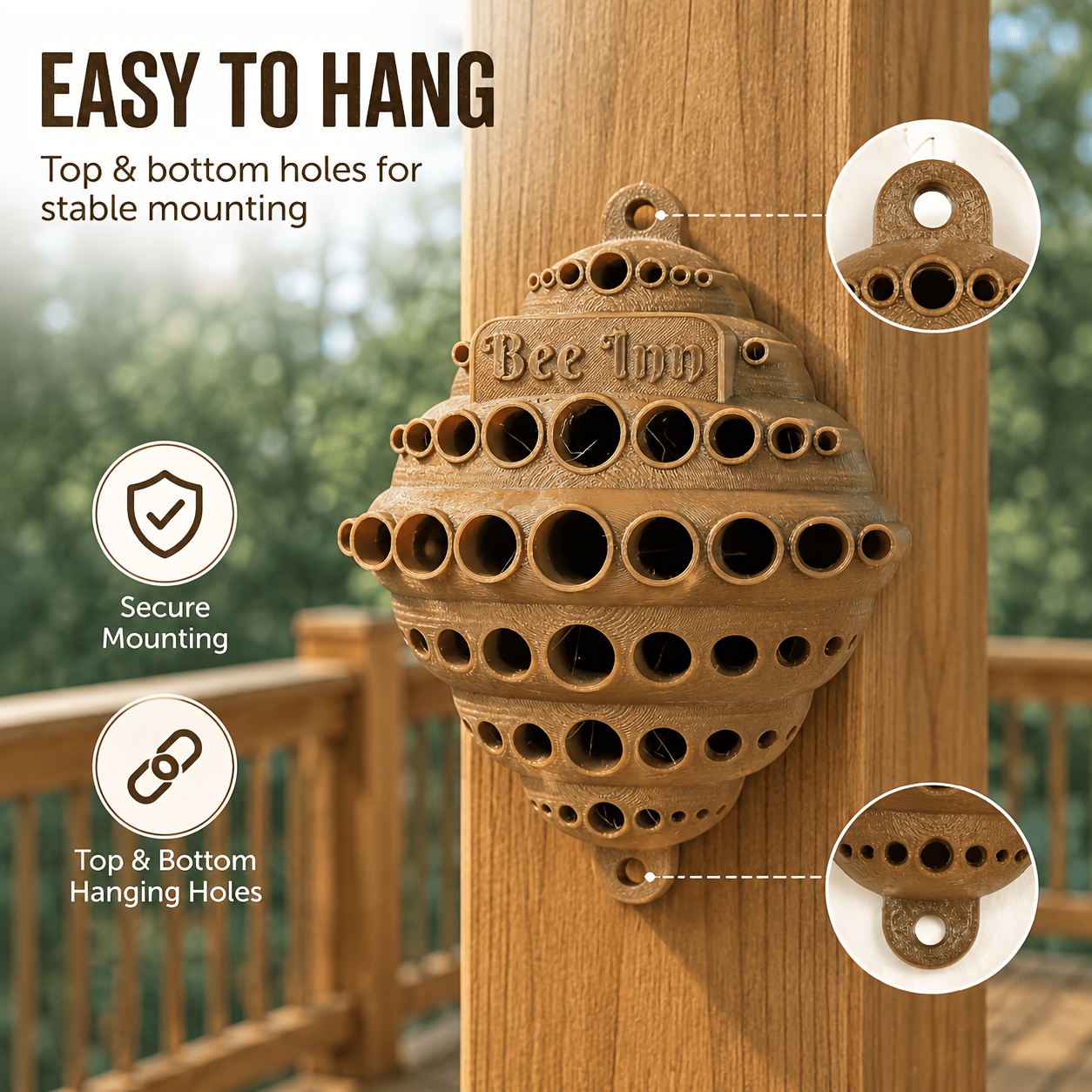 3D Printed Wall-Mounted Bee &  - Urban Farming Usa 评论和价格