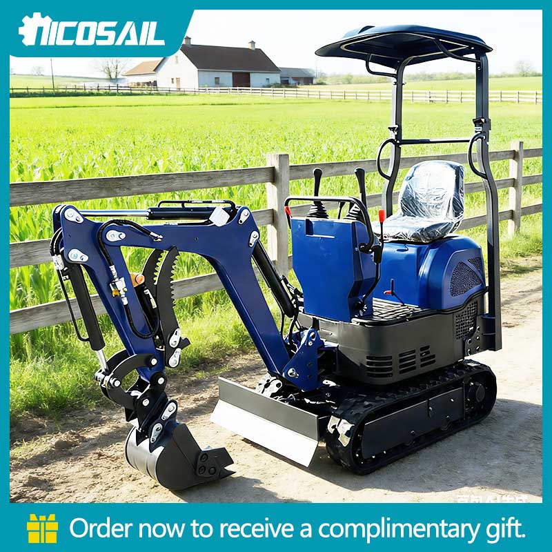 Compact 1t Mini Excavator Mult - Urban Farming In China 评论和价格