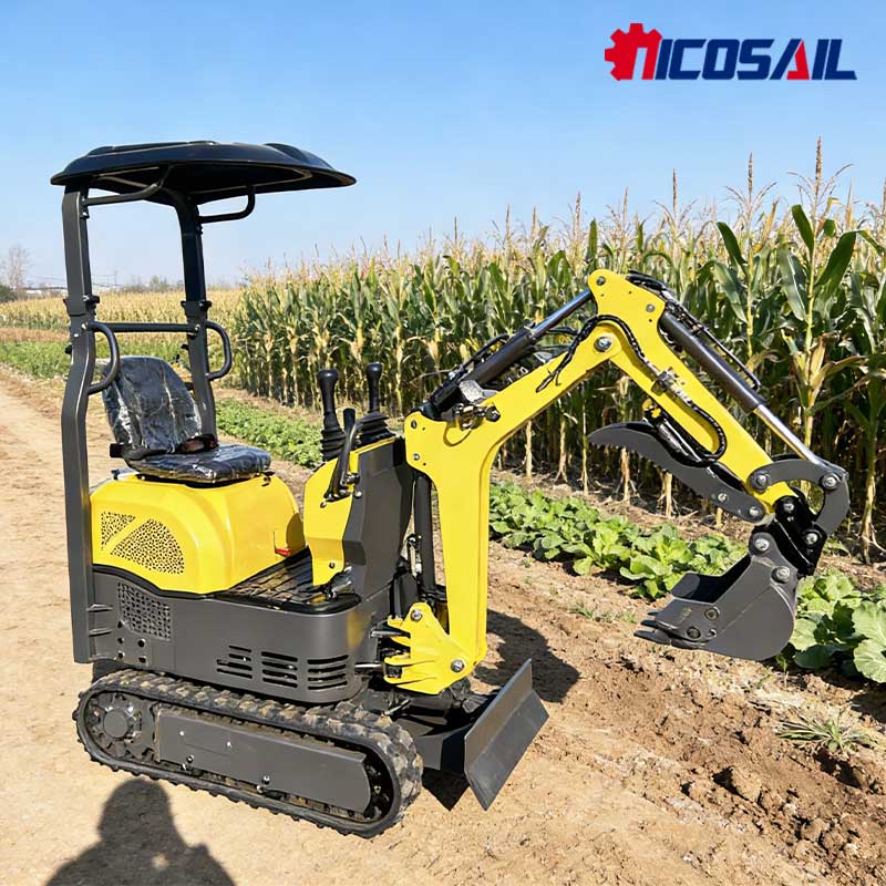 Compact 1t Mini Excavator Mult - Urban Farming In China 评论和价格