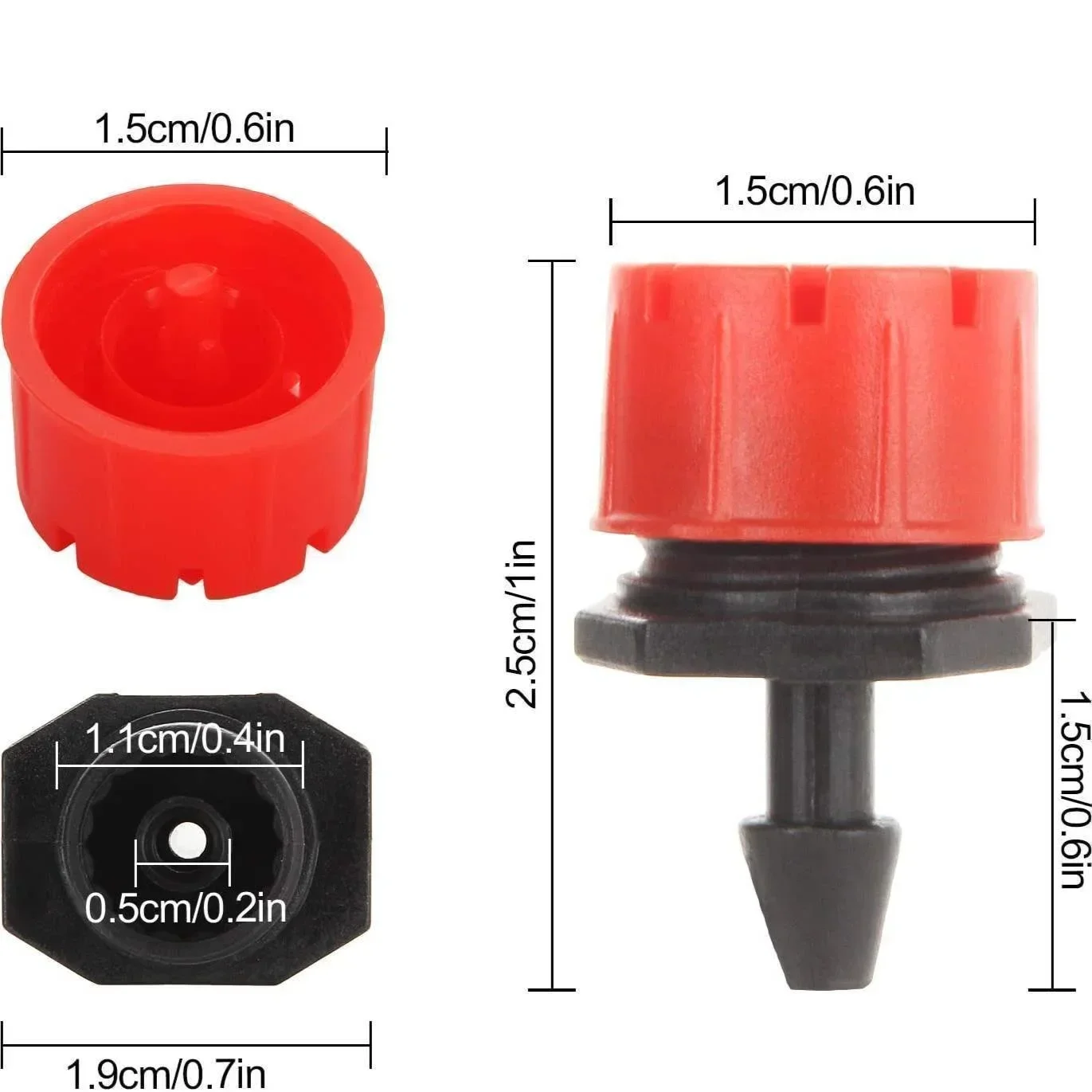 50pcs Adjustable Irrigation Dr - Urban Farming System 评论和价格